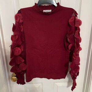 Ruffle Sleeve Blouse